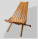 Teak Wood Folding Chair